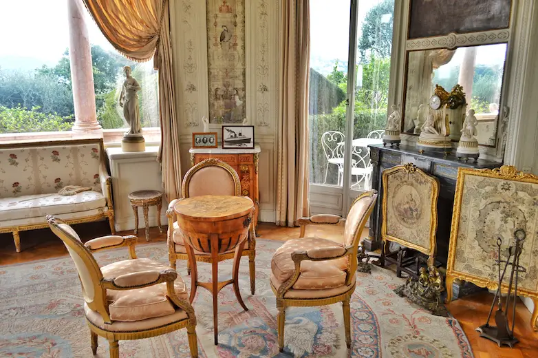 Salon, Rothschild Villa, Nice, France