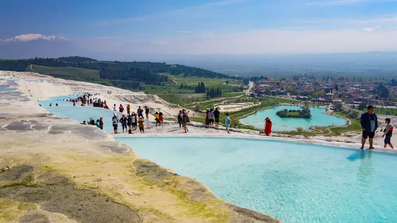 Photo of Pamukkale taken end of March